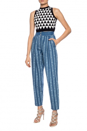 Top z wyszytym wzorem, zdjęcie 2 Top z wyszytym wzorem od Balmain